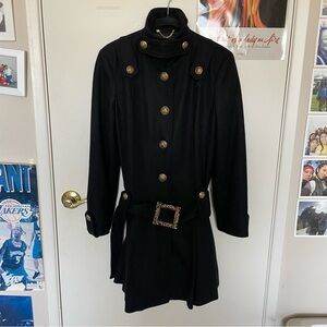 Guess Admiral Trench Coat with Gold Details